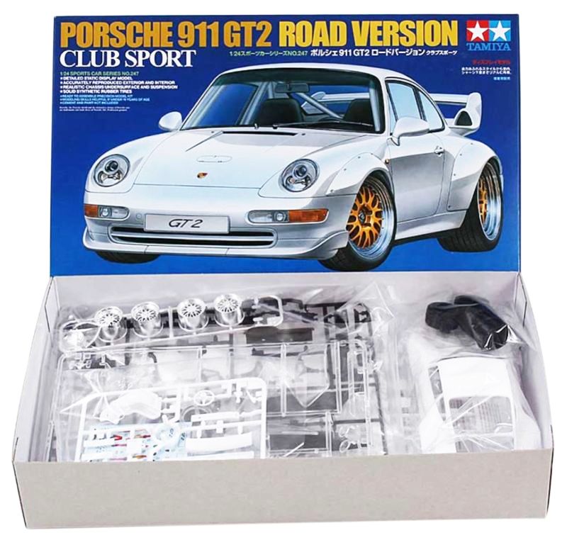 Tamiya Porsche 911 GT2 Road Ver. Club Sport 1/24